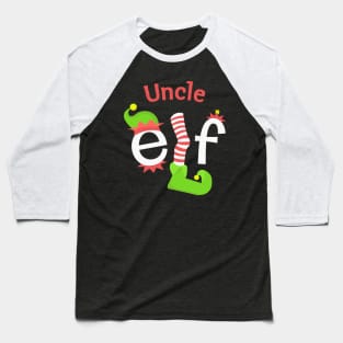 Uncle Elf Matching Family Christmas Tee Baseball T-Shirt